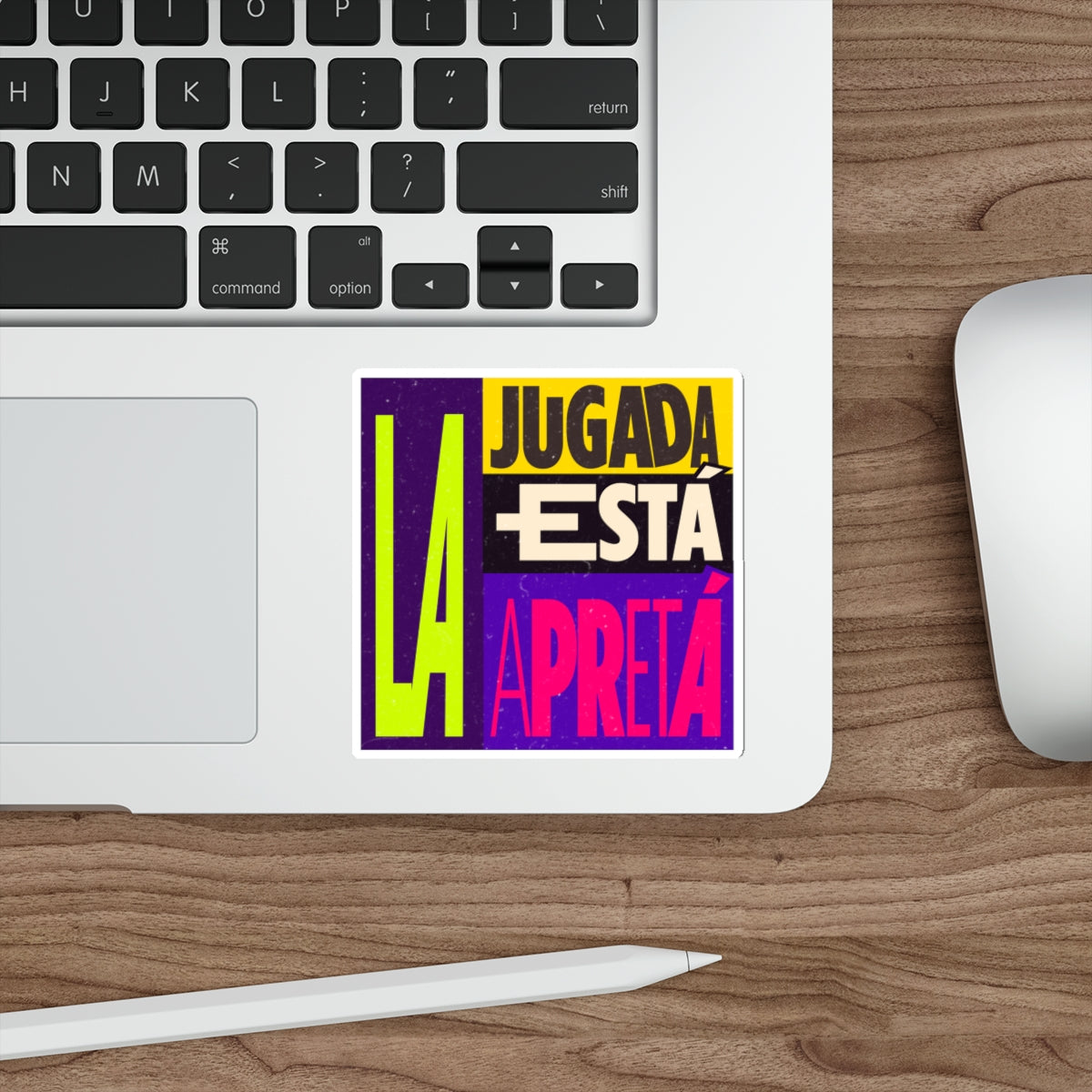 La jugada está apretá' -  Sticker