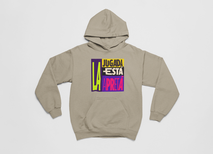 La jugada está apretá - Sudadera con capucha